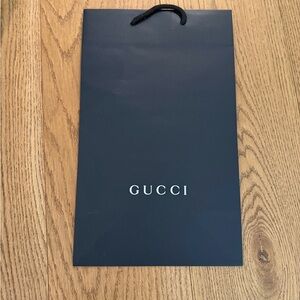 Gucci Dark Black Gift Bag
